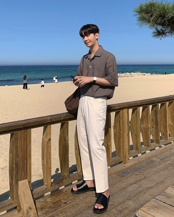 Linen Casual Short Sleeve Shirt