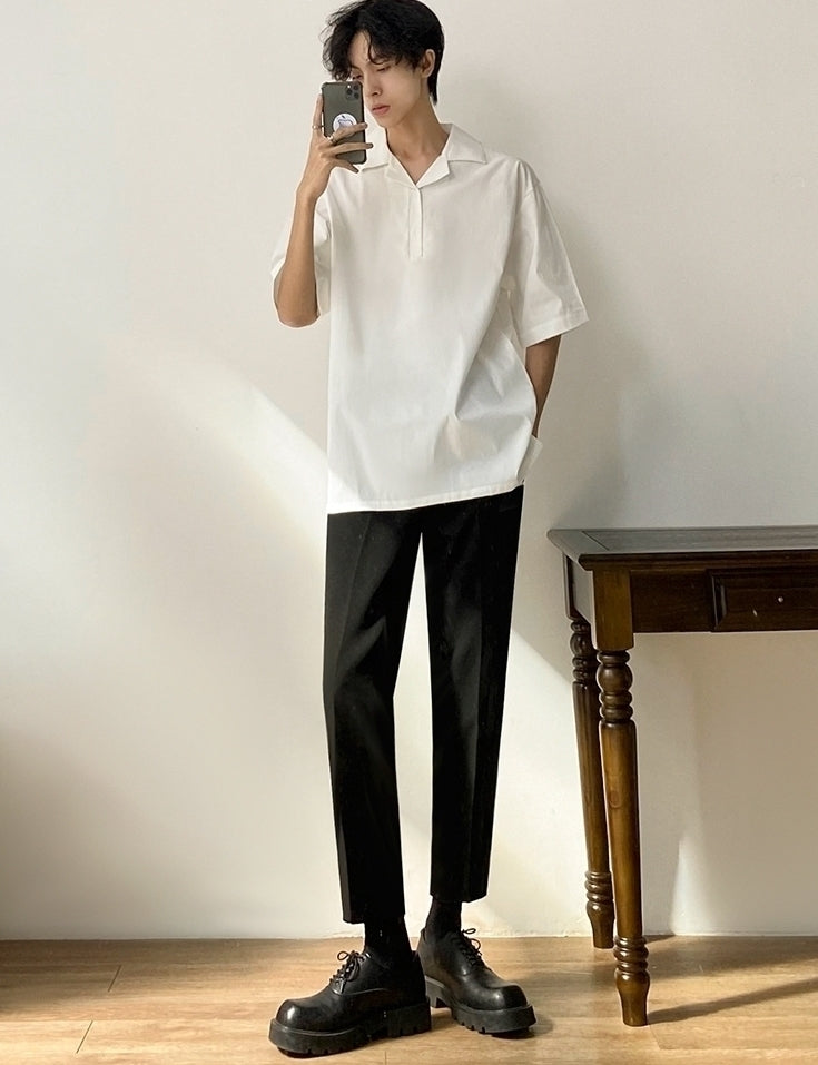 Linen Casual Short Sleeve Shirt