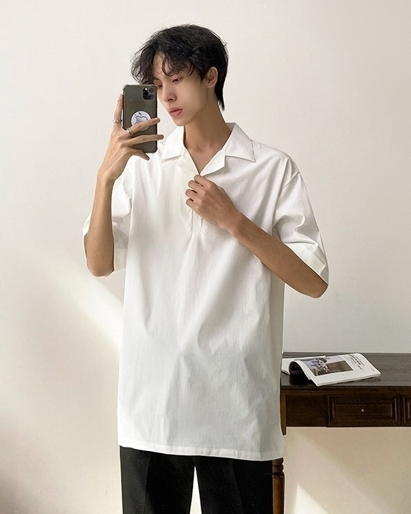 Linen Casual Short Sleeve Shirt