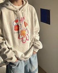Printed Hoodie Jacket