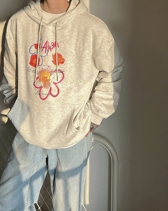 Printed Hoodie Jacket