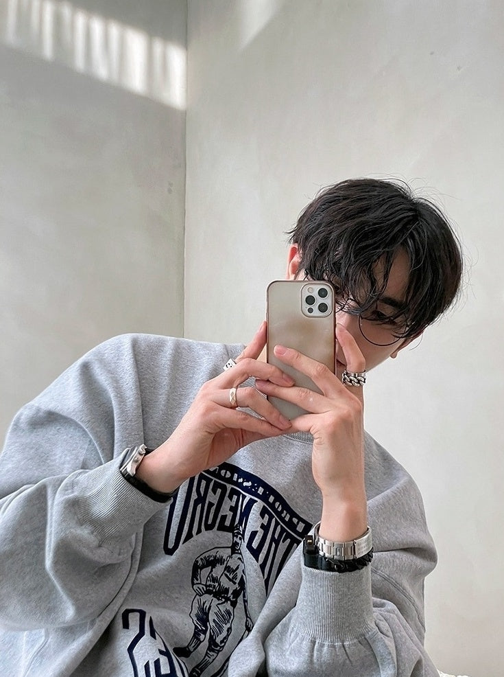 Pullover Casual Letter Sweatshirt