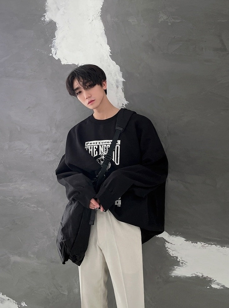 Pullover Casual Letter Sweatshirt