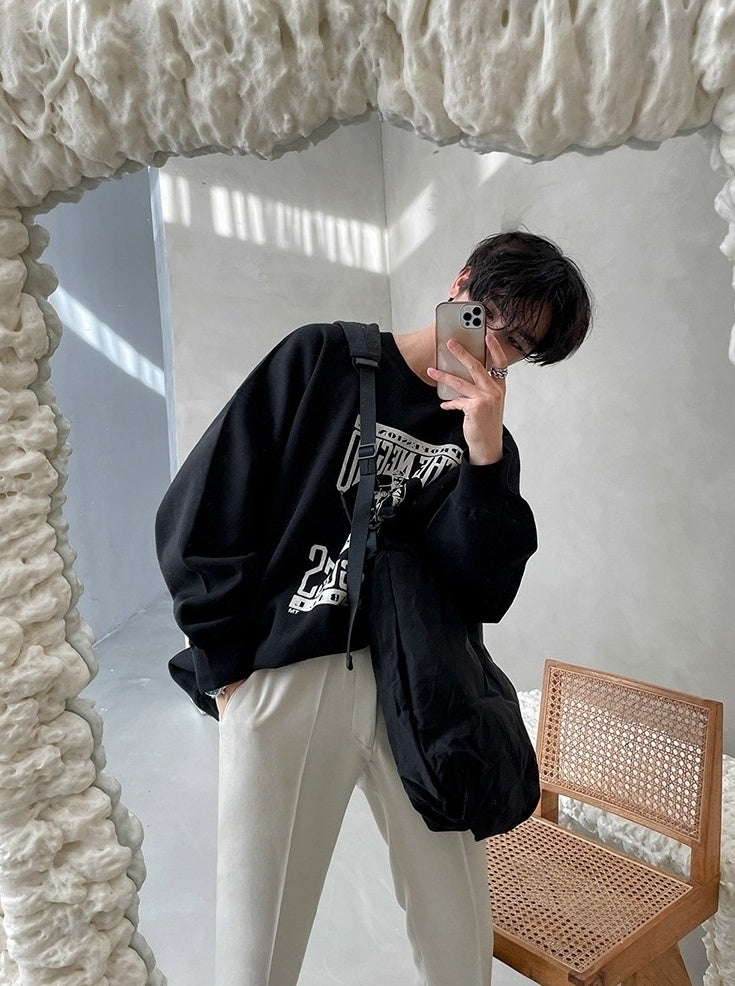 Pullover Casual Letter Sweatshirt