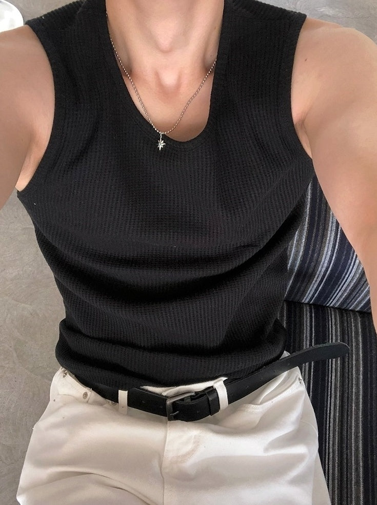 Sleeveless Athletic Fit Tank Top