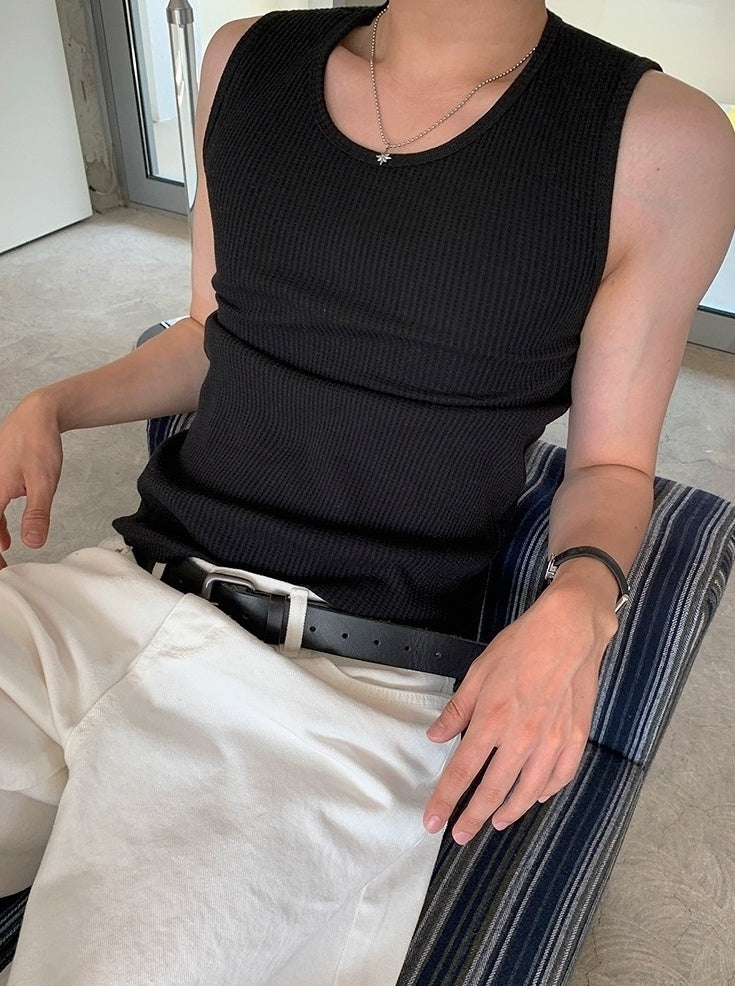 Sleeveless Athletic Fit Tank Top