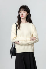 Cozy Beige Knit Sweater