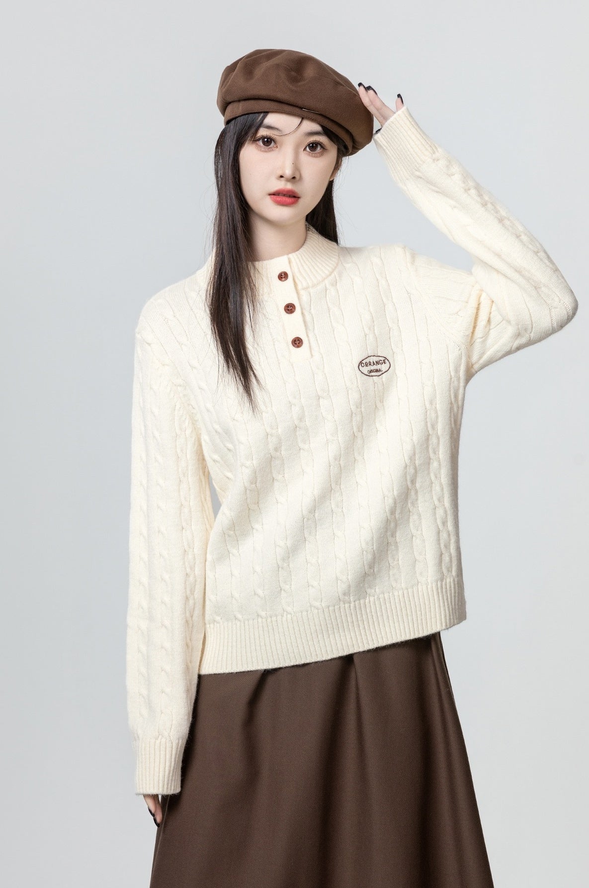 Cozy Cable Knit Turtleneck Sweater