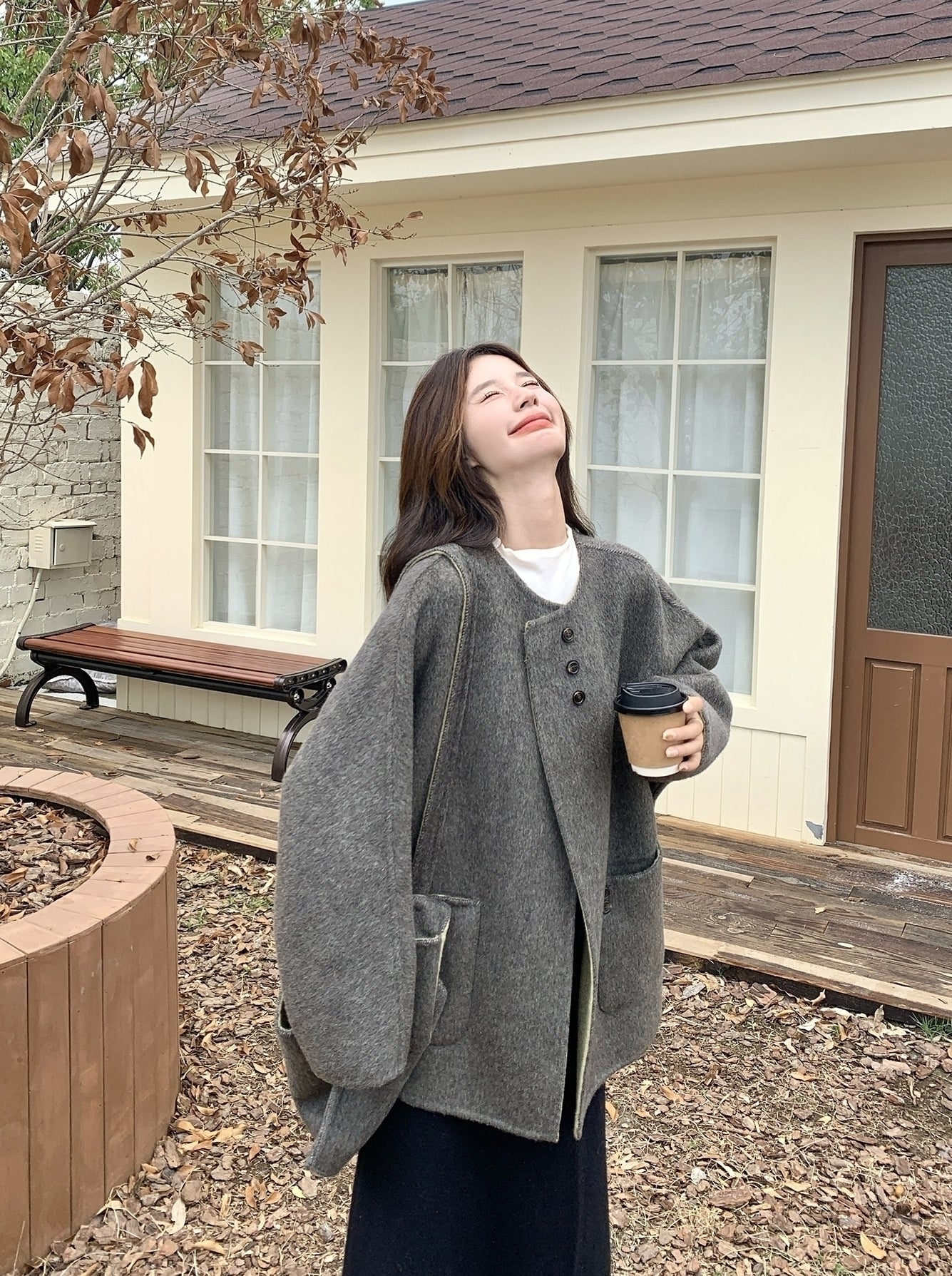 Cozy Double Faced Winter Coat