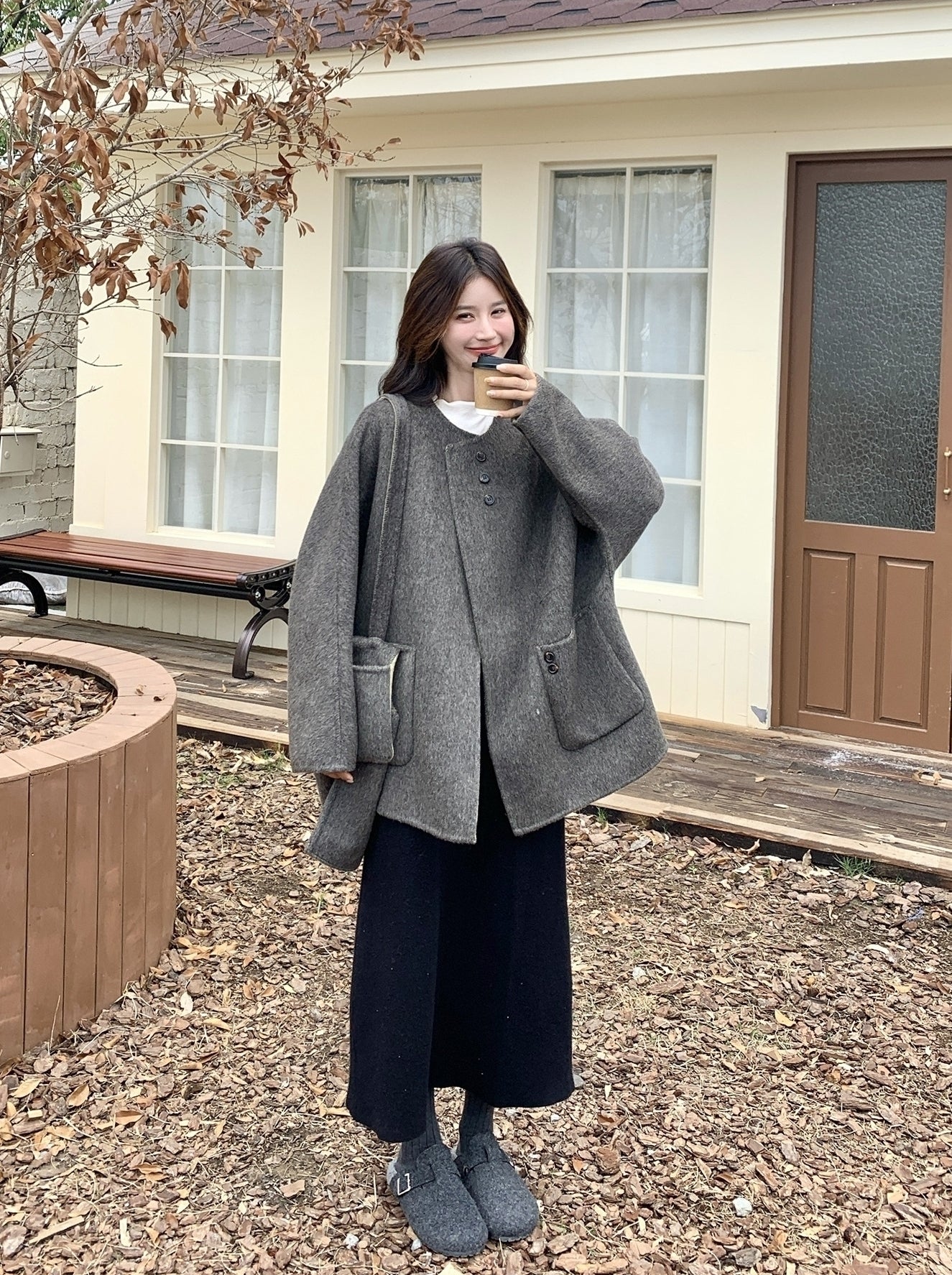 Cozy Double Faced Winter Coat