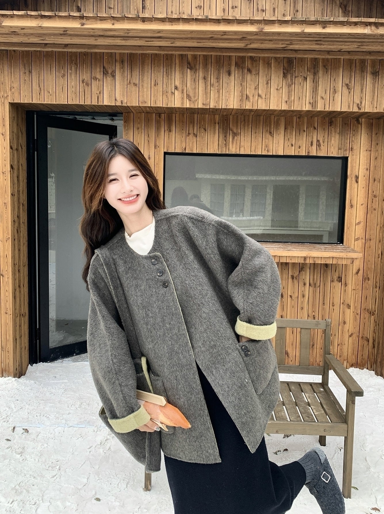 Cozy Double Faced Winter Coat