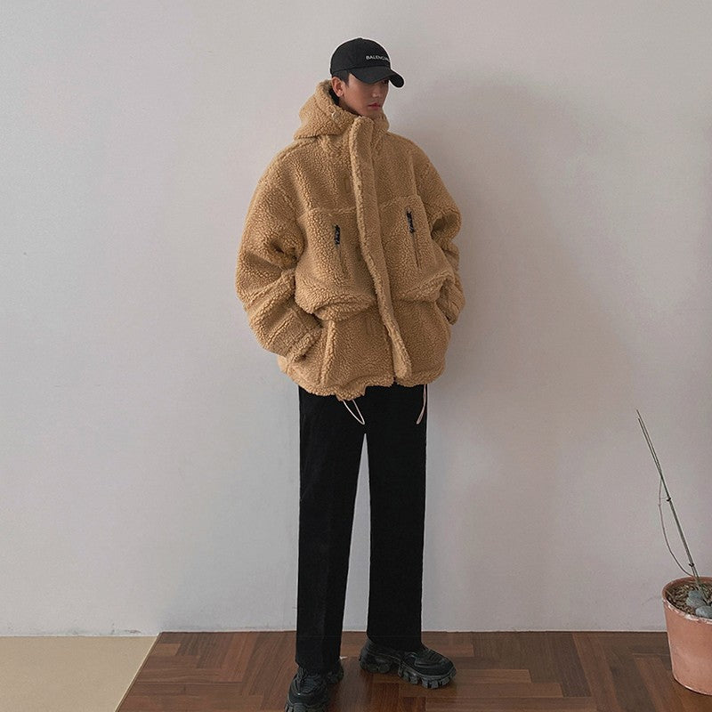 Cozy Fleece Jacket Trendy Warm Outerwear