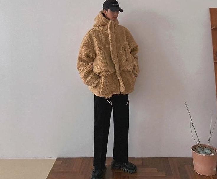 Cozy Fleece Jacket Trendy Warm Outerwear