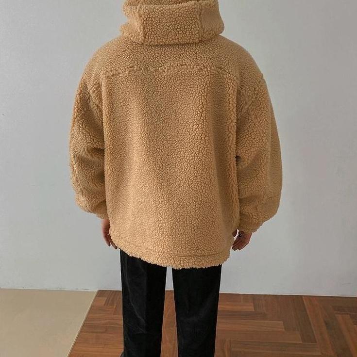 Cozy Fleece Jacket Trendy Warm Outerwear