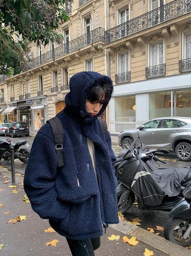 Cozy Fleece Jacket Trendy Warm Outerwear