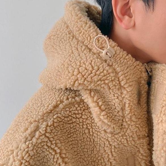 Cozy Fleece Jacket Trendy Warm Outerwear