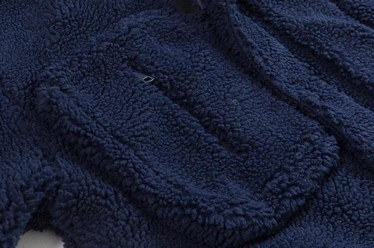 Cozy Fleece Jacket Trendy Warm Outerwear