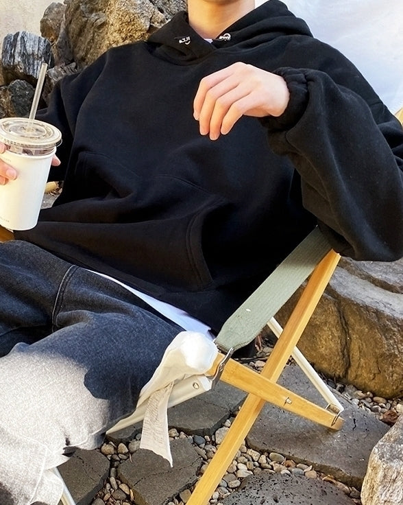 Cozy Fleece Lined Hoodie Casual Oversized Pullover