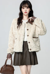 Cozy Fleece Teddy Jacket Winter Warmth