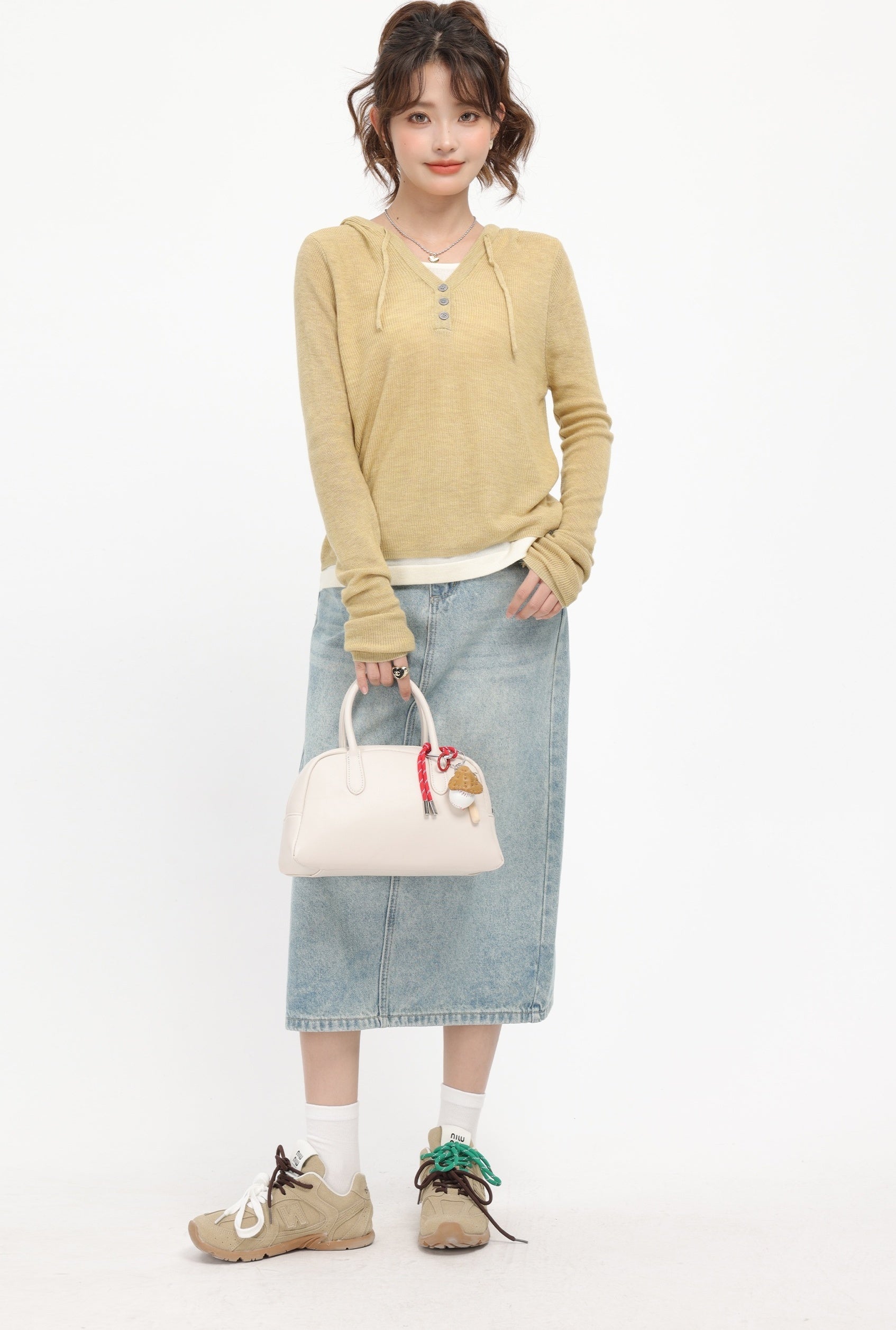 Yellow Casual Autumn Shirt Hoodie
