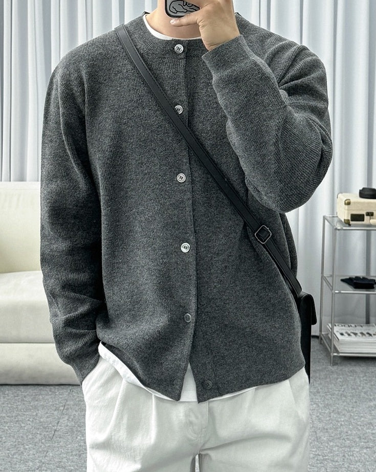 Cozy Knit Cardigan Classic Style