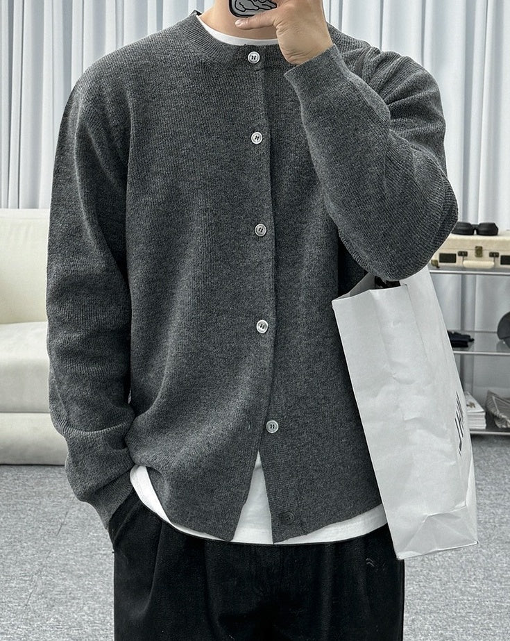 Cozy Knit Cardigan Classic Style