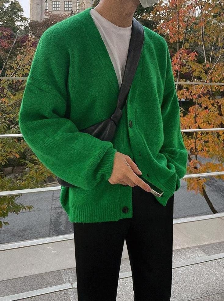Cozy Knit Cardigan Sweater Casual Trendy Style
