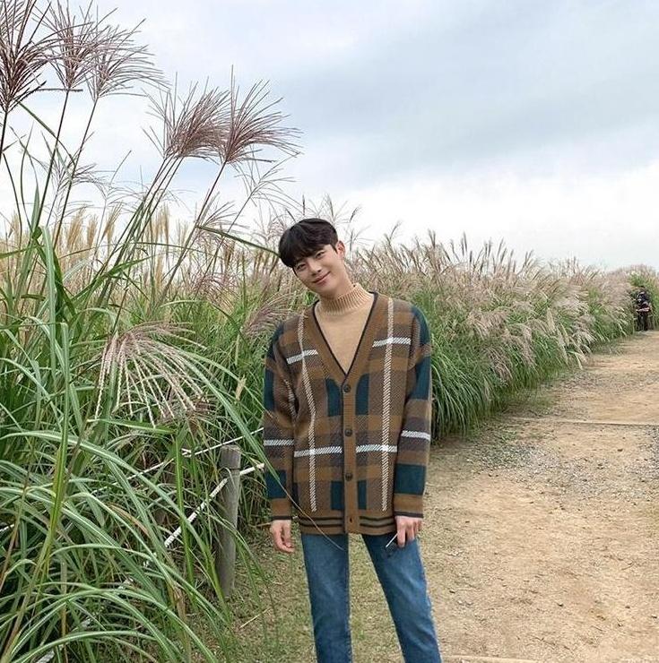 Cozy Knit Plaid Cardigan Sweater