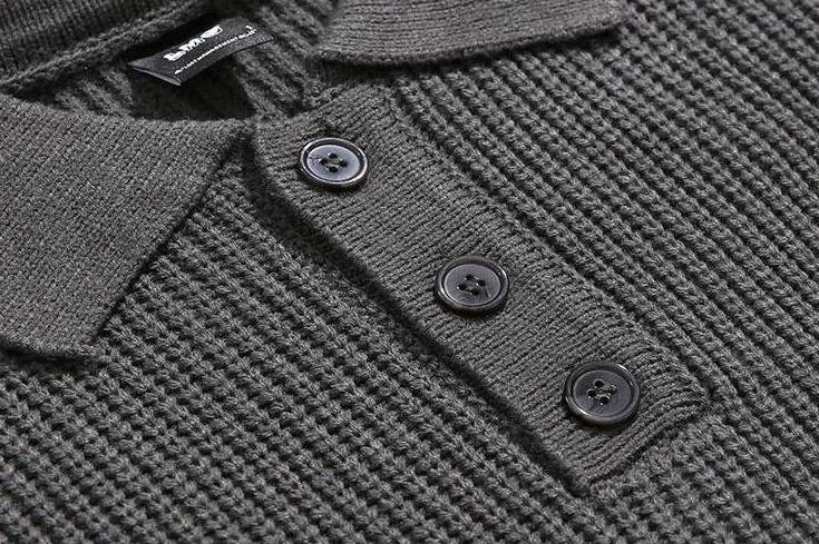 Cozy Knit Polo Sweater