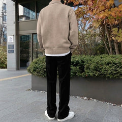 Cozy Knit Polo Sweater