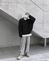 Cozy Knit Polo Sweater