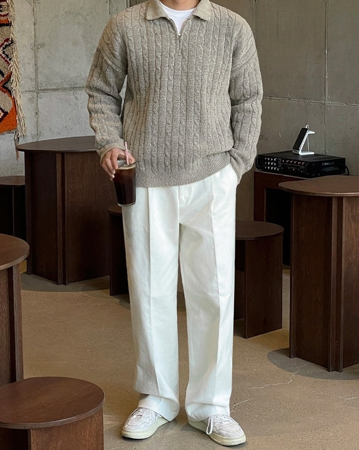 Cozy Knit Pullover Sweater