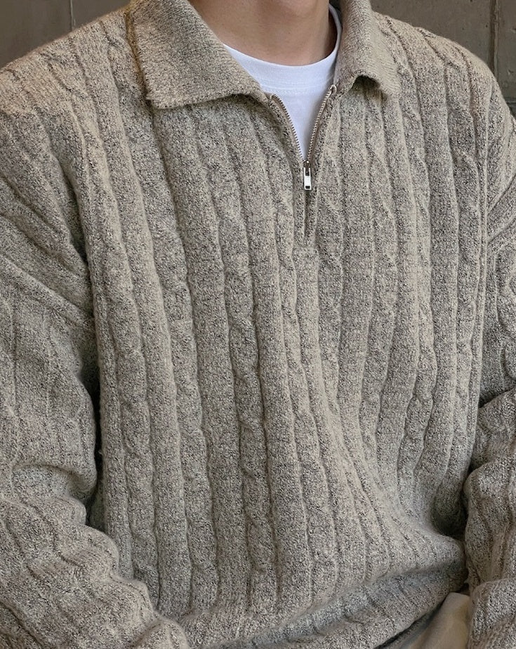 Cozy Knit Pullover Sweater