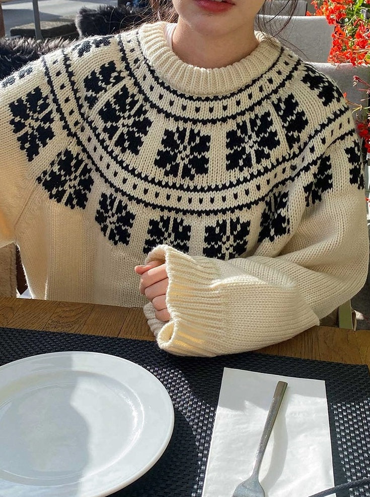 Cozy Knit Pullover Sweater