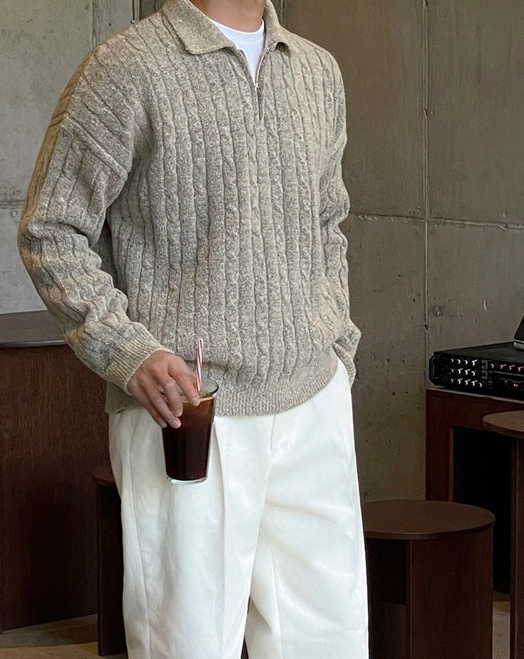 Cozy Knit Pullover Sweater