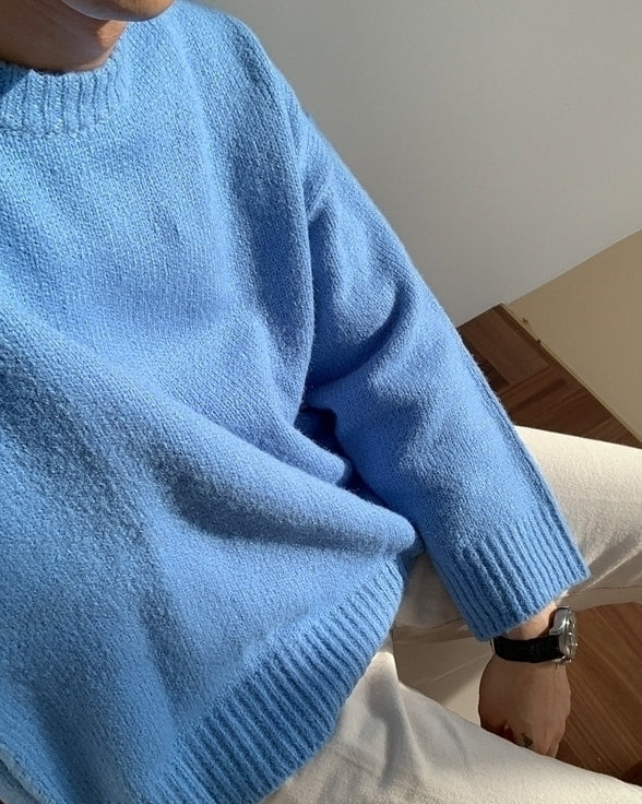 Cozy Knit Sweater Casual Loose Fit Pullover