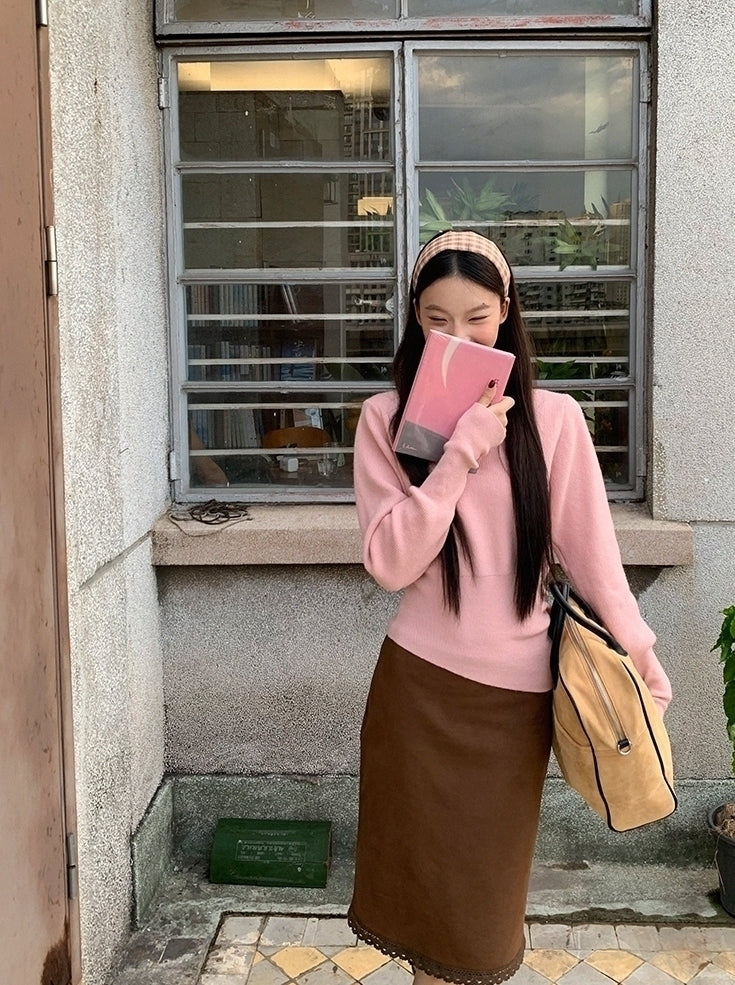 Cozy Knit Sweater Chic Layering Top