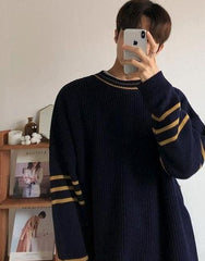 Cozy Knit Sweater In Relaxed Style
