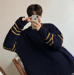 Cozy Knit Sweater In Relaxed Style