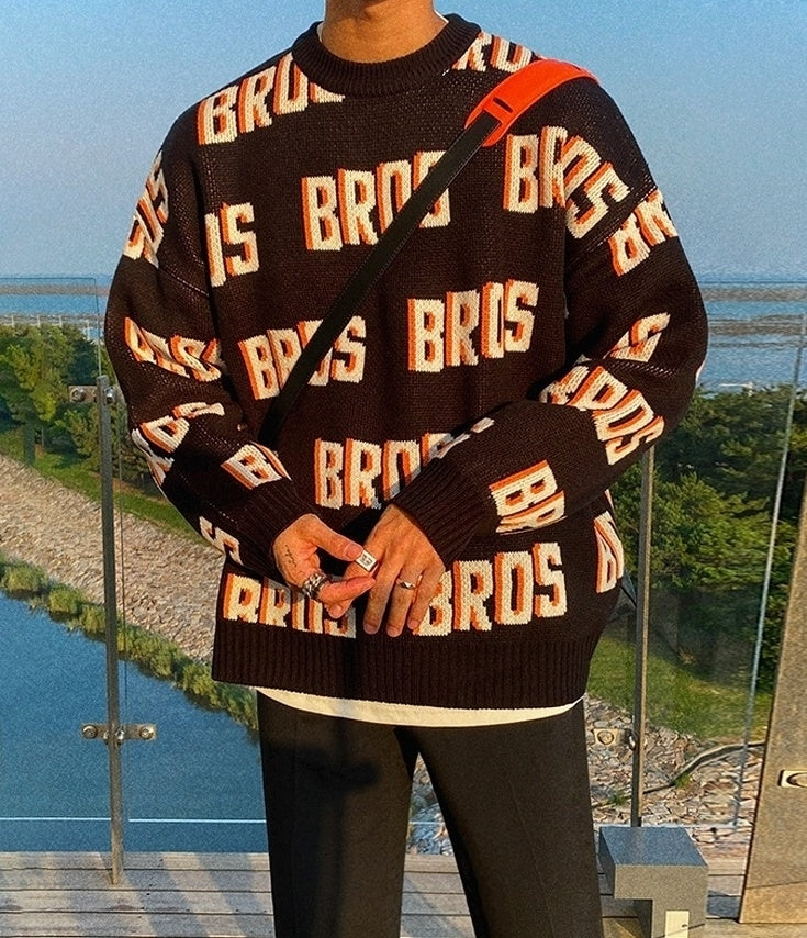Cozy Knit Sweater Trendy Loose Fit