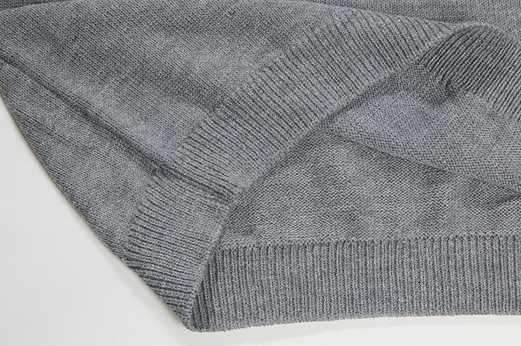 Cozy Knit Sweater With Classic Collar