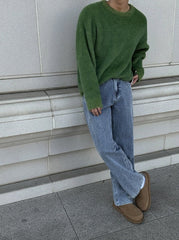 Cozy Knit Sweater With Premium Feel