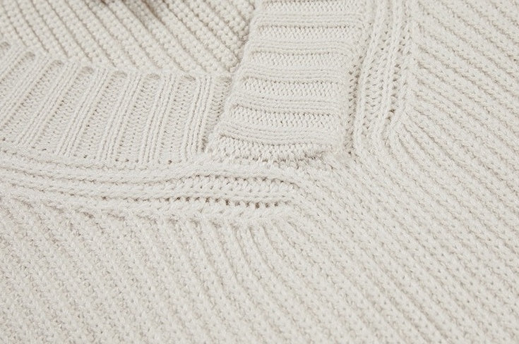 Cozy Knit Vneck Sweater