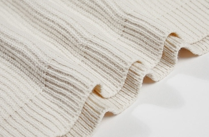 Cozy Knit Vneck Sweater