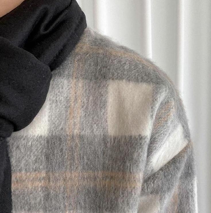 Cozy Plaid Fleece Sweatshirt