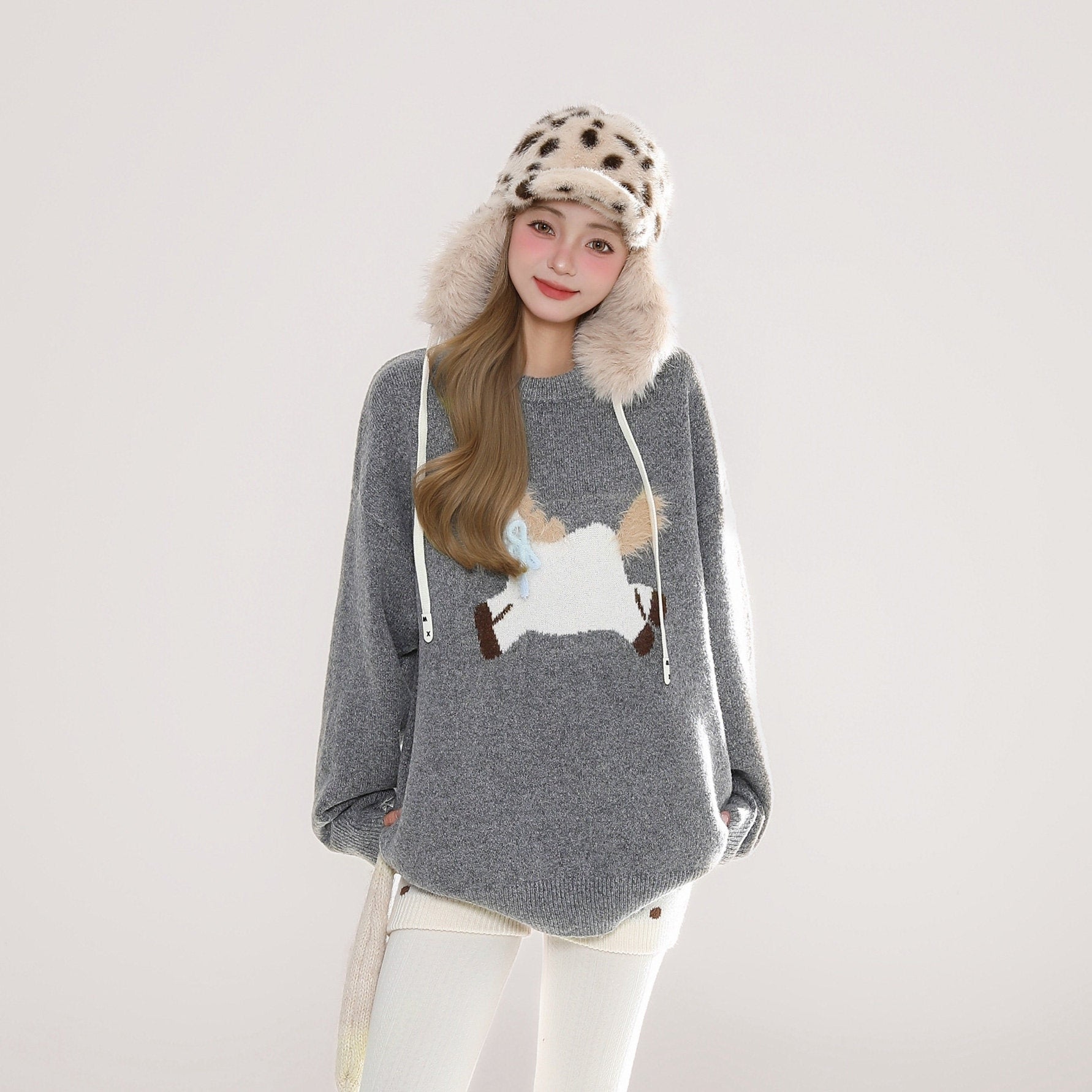 Cozy Red Knit Sweater Winter Collection