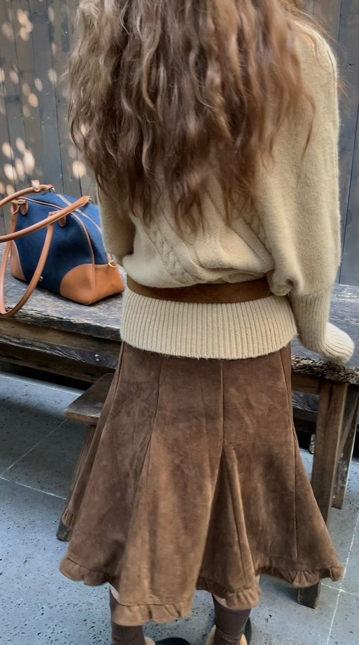 Cozy Turtleneck Knit Sweater Casual Chic Style