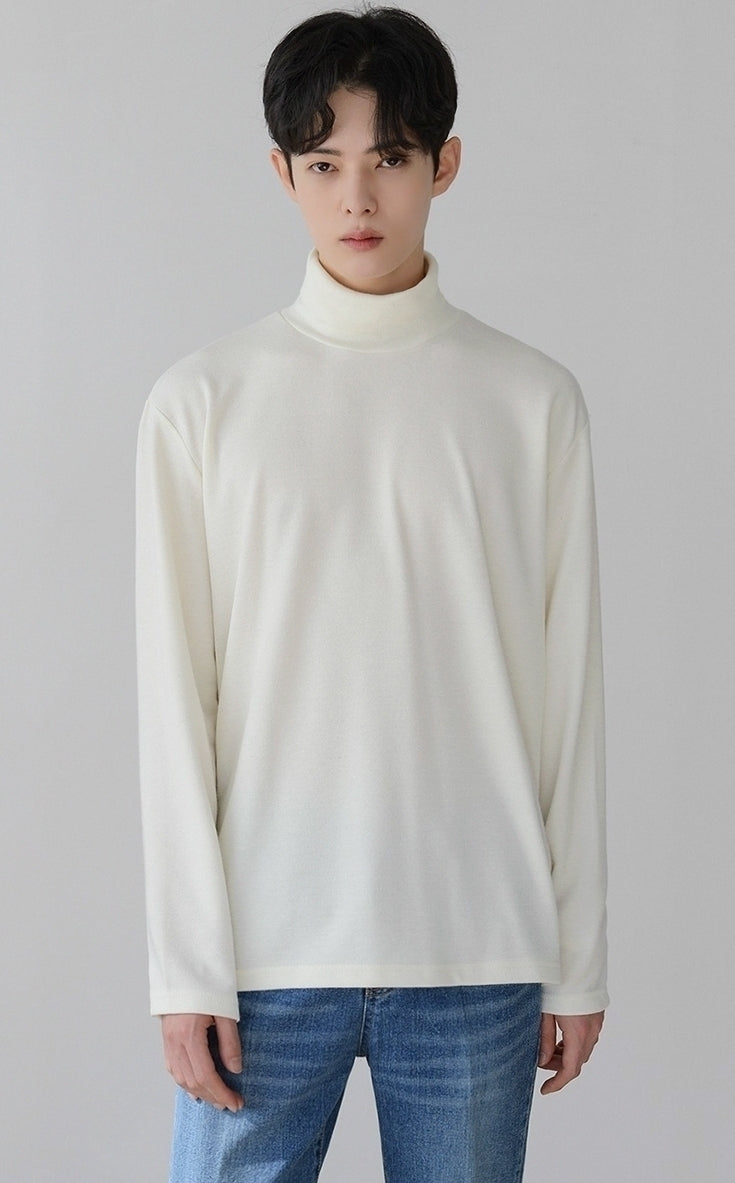 Cozy Turtleneck Long Sleeve Casual Top