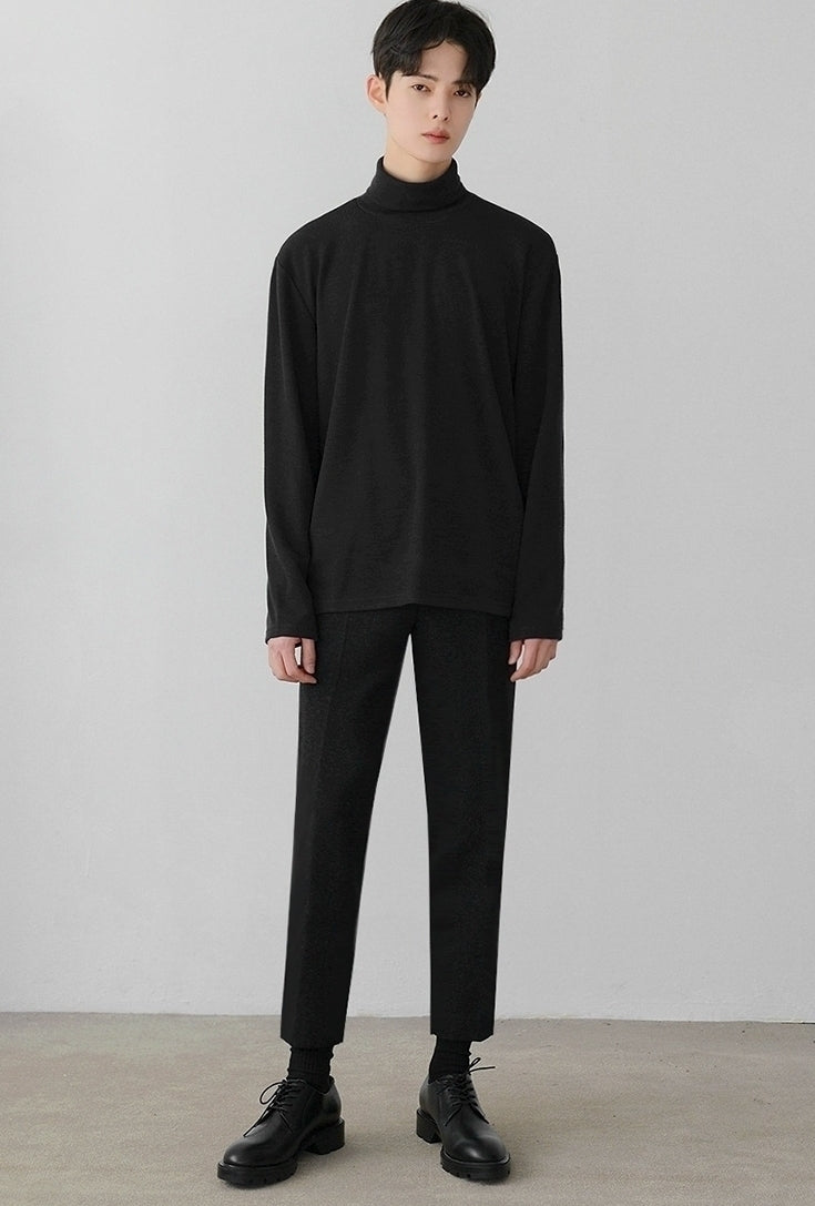 Cozy Turtleneck Long Sleeve Casual Top