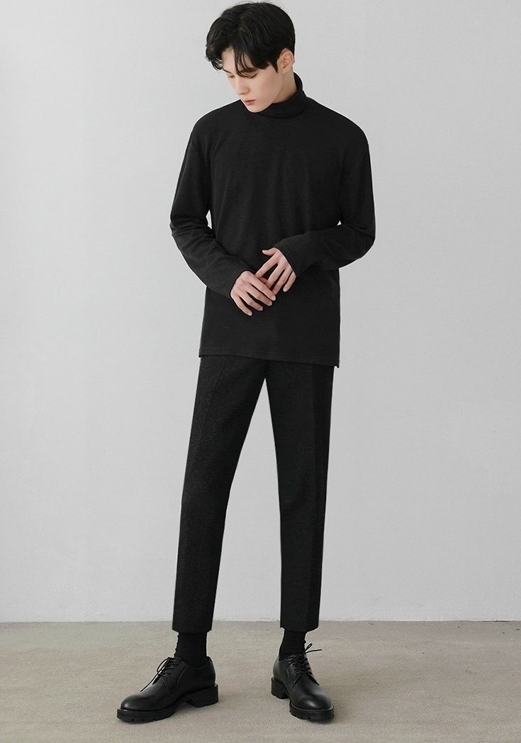 Cozy Turtleneck Long Sleeve Casual Top